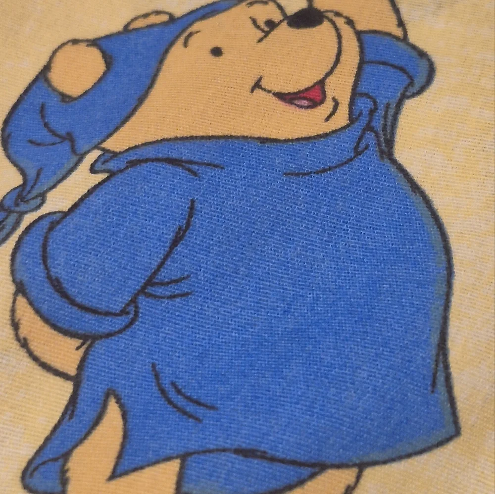 Vintage DISNEY Winnie The Pooh Valance Curtain